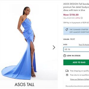 ASOS Blue Maxi Dress